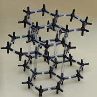 Crystal structure model Carbon Allotrope Graphite