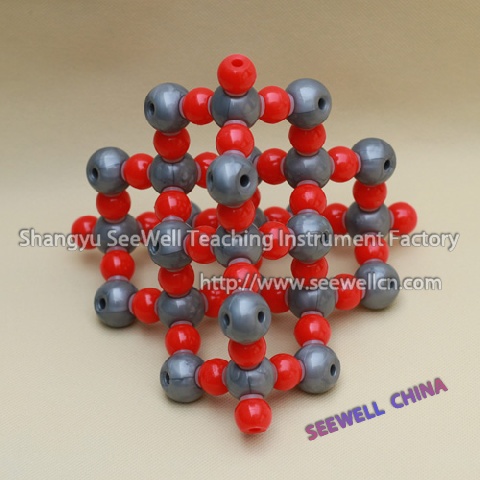 XCM-005:Crystal structure model Silicon Dioxide(SiO2)