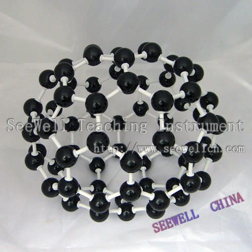 Crystal structure model C20, C60, C70, Carbon Nanotube