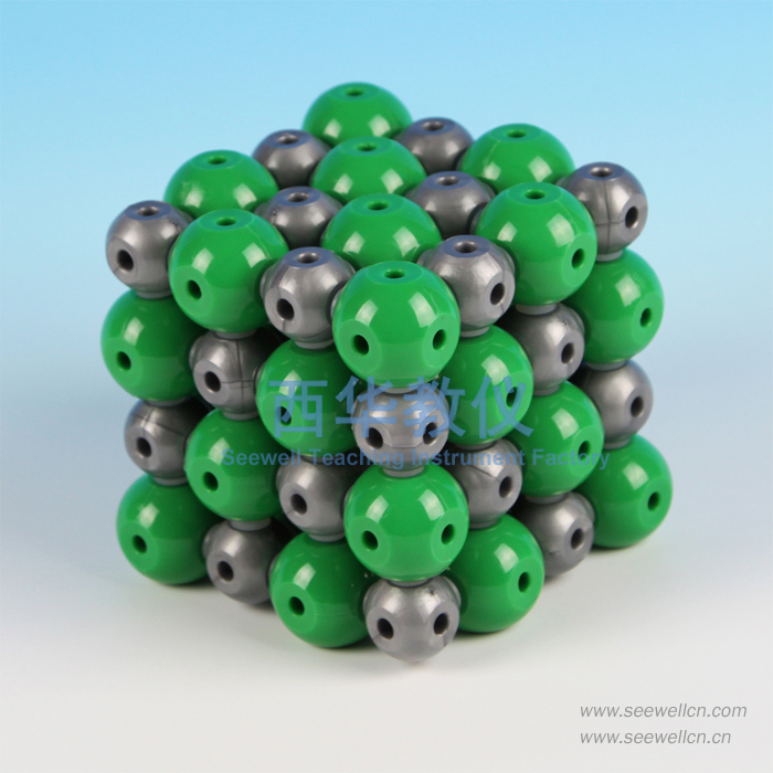 XCM-001-8:Crystal structure model Sodium Chloride(NaCl)