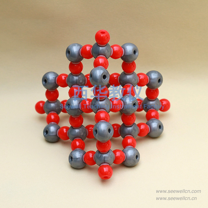 XCM-005:Crystal structure model Silicon Dioxide(SiO2)