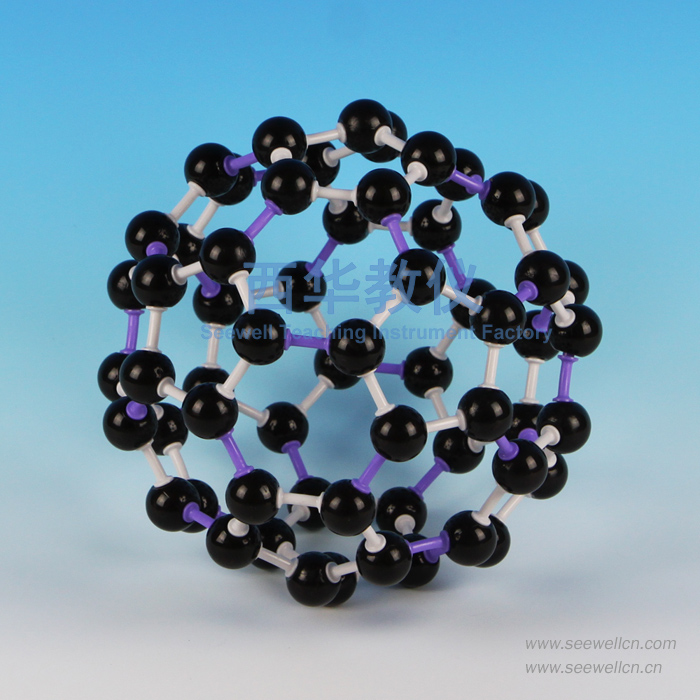 XCM-006:Crystal structure modelCarbon-60(C60)