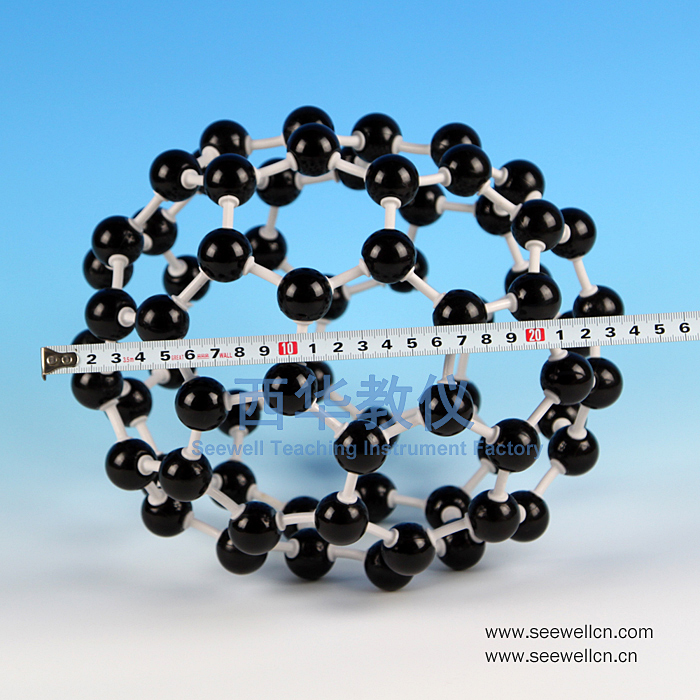 Crystal structure model C20, C60, C70, Carbon Nanotube