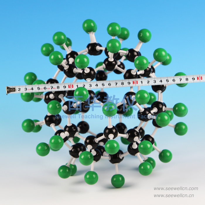 XCM-043:Crystal structure model C60F60