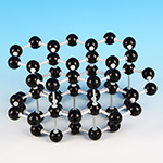 Crystal structure model Graphitel