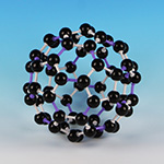 Crystal structure model Carbon-60(C60)