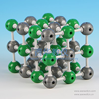 Ionic Crystal Structure model Sodium Chloride NaCl