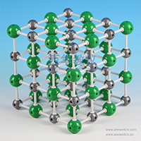 Ionic Crystal Structure model Sodium Chloride NaCl