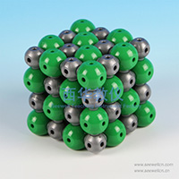 Ionic Crystal Structure model Sodium Chloride NaCl