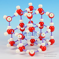 Crystal structure model ICE H20