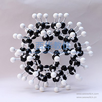 Crystal structure model C60H60