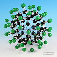 Crystal structure model C60F60